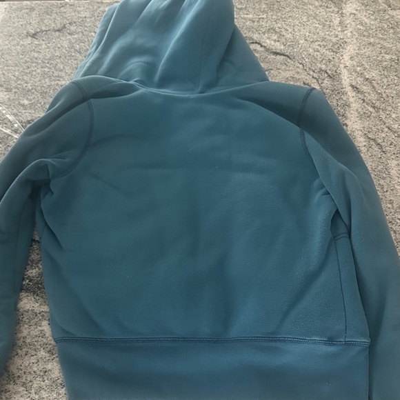 Y2K Rare Hollister Tan Faux Fur zip up hoodie/ Jacket size Large - Picture 15 of 16